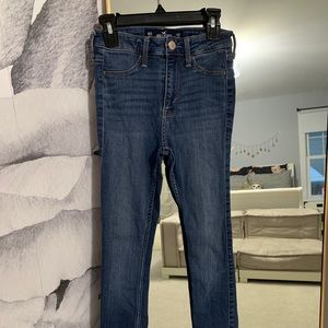 Hollister skinny dark wash jeans size - 00S